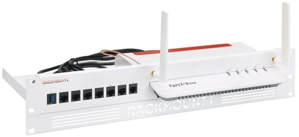 Rackmount.IT RM-FB-T3 - kiinnityssarja - valkoinen - 1,3U/2U - AVM Fritz!Box 6890 - 7590 - 482 mm - 217 mm (RM-FB-T3)