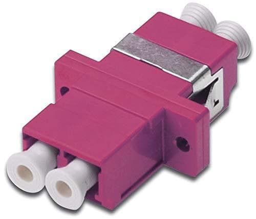 Helos - Nätverkskoppling - LC Multi-Mode (W) till LC Multi-Mode (W) - Fiberoptik - OM4 - Heather Violet