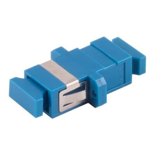 S/CONN fiberoptisk kontakt för maximal anslutning, SC-SC, simplex, blå (07-60050)