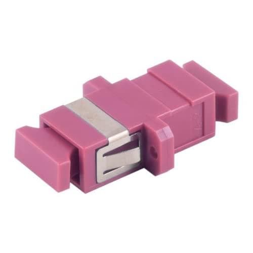 S/CONN fiberoptisk stik med maksimal tilslutning, SC-SC, simplex, violet (07-60053)