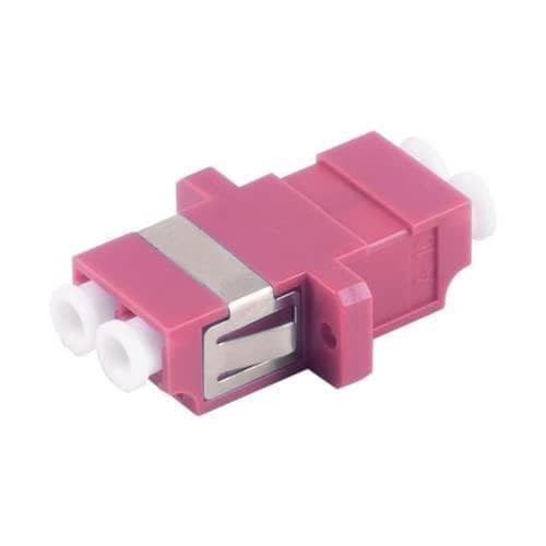 S/CONN maksimal tilslutningsevne fiberoptisk stik, LC-LC, duplex, violet (07-60013)