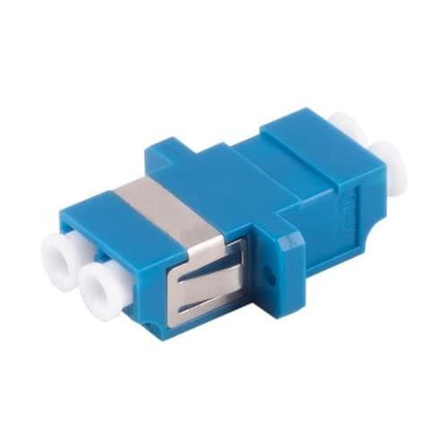 S/CONN maksimal tilslutningsevne fiberoptisk stik, LC-LC, duplex, blå (07-60010)