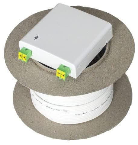 Telegärtner H02082A0016 fiberoptisk kabel 75 m LC 4x LC hvid (H02082A0016)