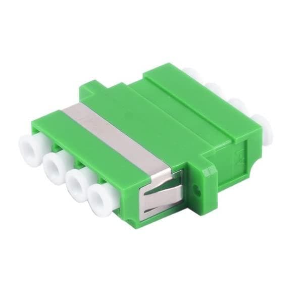 S/CONN maksimal tilslutning fiberoptisk stik, LC-LC, quad, grøn (07-60041)