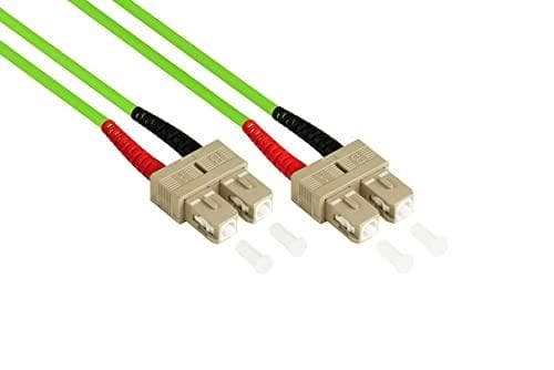 Alcasa LW-820SC5 fiberoptisk kabel 20m LSZH OM5 SC Grøn (LW-820SC5)