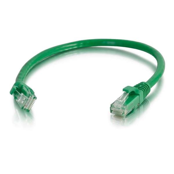 C2G Cat6 Booted Suojaamaton (UTP) verkkokaapeli - Patch -johto - RJ-45 (M) - RJ-45 (M) - 3 m - UTP - CAT 6 - muotoiltu, koukuton, kierretty - vihreä
