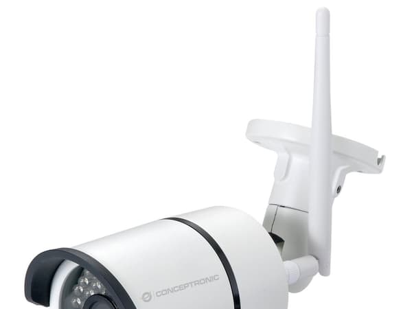 Conceptronic JARETH HD Wireless Cloud IP-kamera - netværksovervågningskamera - udendørs - vejrbestandigt - farve (dag og nat) - 1,3 MP - 1280 x 720 -