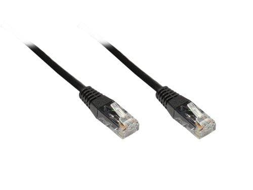 Gode forbindelser Alcasa GODE FORBINDELSER - patchkabel - RJ-45 (M) - RJ-45 (M) - 0,5 m - UTP - (kategori 6) - sort (806U-005S)