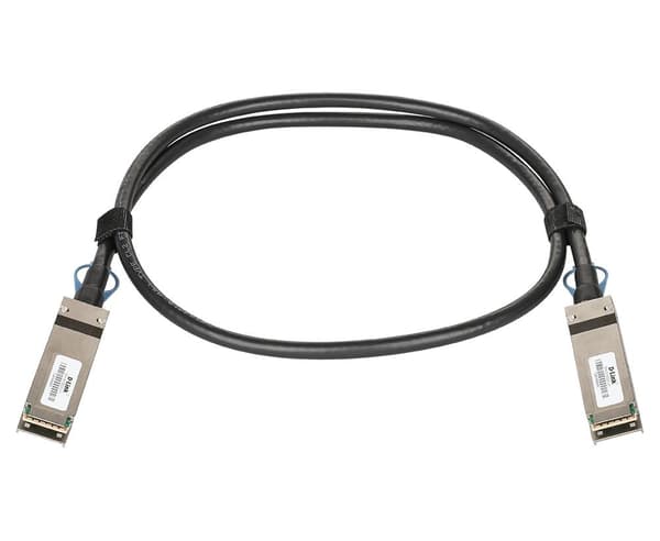 D-Link - 100GBase Direct Attach Kabel - QSFP28 til QSFP28 - Passiv - Sort