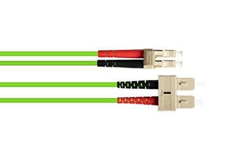 Alcasa LW-830LS5 fiberoptisk kabel 30m LSZH OM5 LC SC Grøn (LW-830LS5)