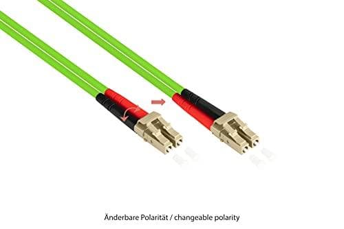 Alcasa LW-830LS5 fiberoptisk kabel 30m LSZH OM5 LC SC Grøn (LW-830LS5)