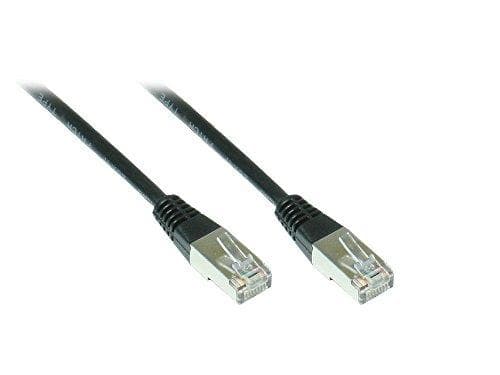 Gode forbindelser Alcasa GODE FORBINDELSER - patchkabel - RJ-45 (M) - RJ-45 (M) - 0,3 m - FTP - (kategori 5e) - sort (805S-003)