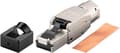 Miniatyrbillede 2 af 3: Goobay CAT 8.1 STP skærmet RJ45-stik, der kan samles i felten (61130)