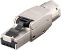 Miniatyrbillede 1 af 3: Goobay CAT 8.1 STP skærmet RJ45-stik, der kan samles i felten (61130)