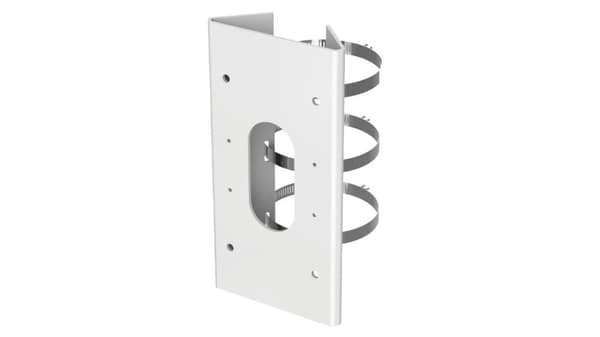 Hikvision DS-1475ZJ-SUS - Kameran kiinnityssarja - Pylväsasennus - valkoinen - Bullet-sarjalle DS-2TD2137-25, Pro-sarja ja AcuSense DS-2CD2746 (302701