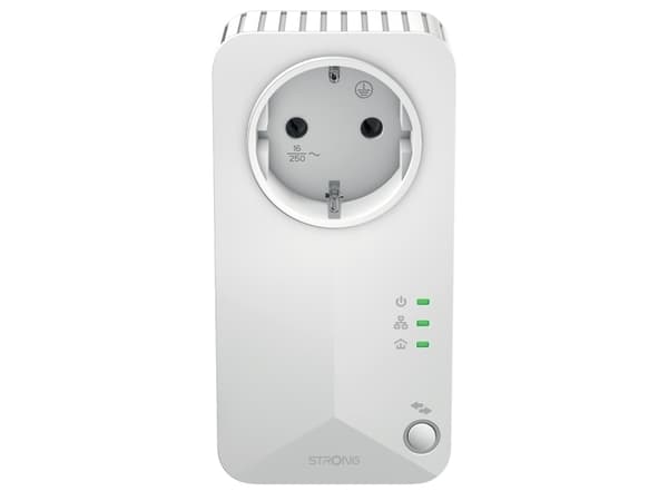Strong Powerline 600 Duo - Strømlinjeadaptersett HomePlug AV (HPAV) - veggpluggbar