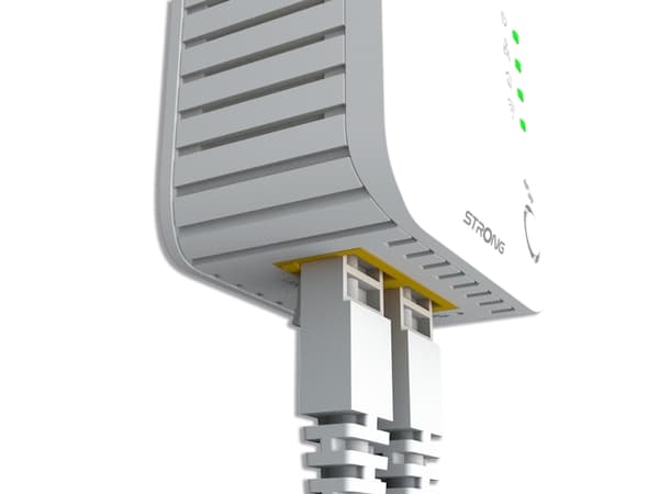 Strong Powerline 600 Duo - Strømlinjeadaptersett HomePlug AV (HPAV) - veggpluggbar