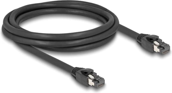 Delock RJ45 netværkskabel Cat.8.1 S/FTP 2 m til 40 Gbps sort (80234)