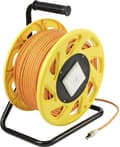 Miniatyrbillede 1 af 4: Renkforce RJ45 netværksforlængerkabel Cat.7a råkabel S/FTP 50 m orange halogenfri (RF-5264734)