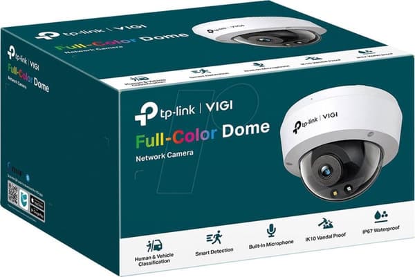 TP-Link VIGI C240 (2,8 mm) dome IP-sikkerhedskamera indendørs og udendørs 2560 x 1440 pixels loft/væg (VIGI C240(2,8MM))