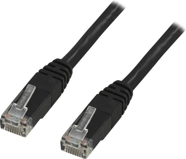 Deltaco UTP netværkskabel sort 10 m Cat6 (TP-610S)