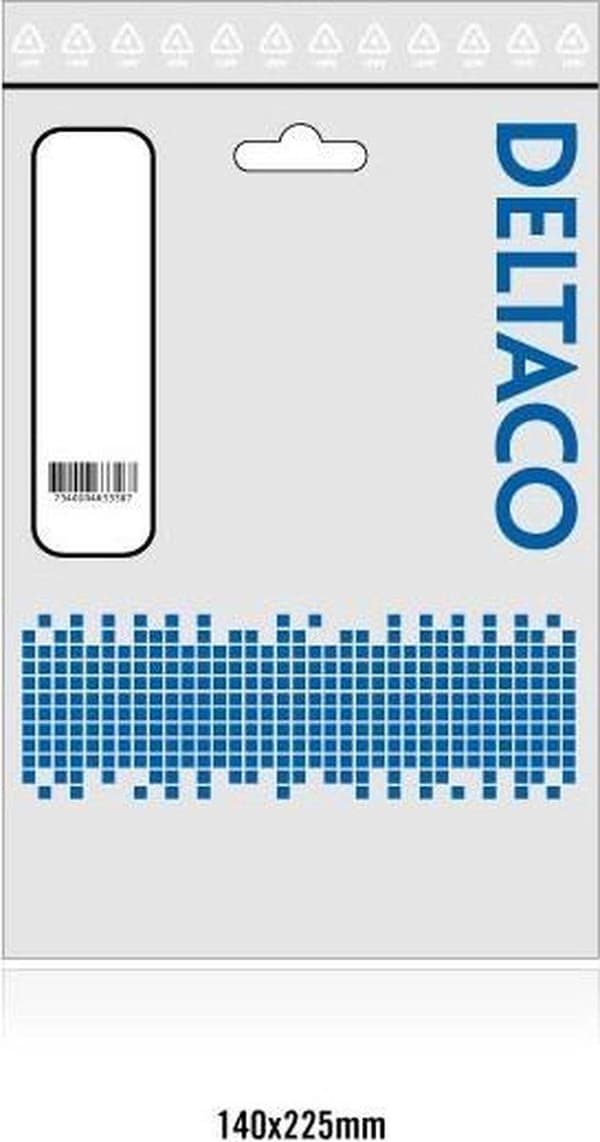 Deltaco TP-611 verkkokaapeli harmaa 1,5 m Cat6 U/UTP (UTP) (TP-611)