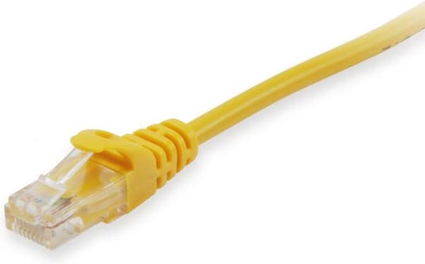 Udstyr patchkabel Cat6A U/UTP 2xRJ45 5.00m gul LSZH (603065)