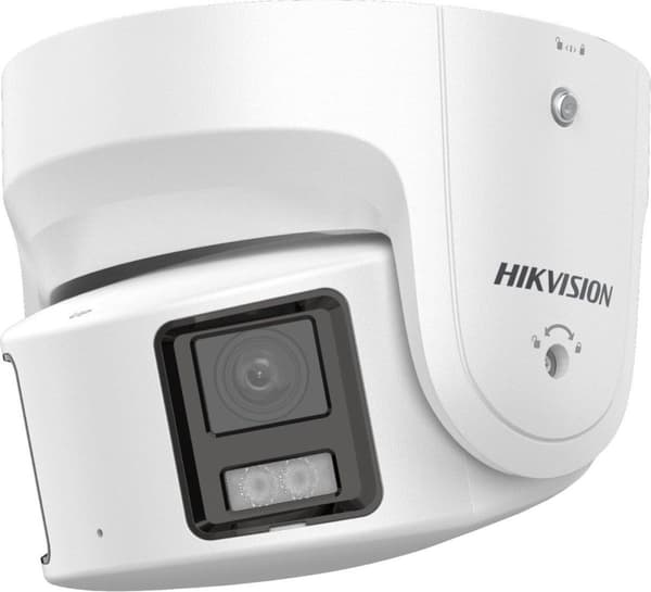 Hikvision DS-2CD2387G2P-LSU/SL(4mm)(C) Turret-overvågningskamera med 8 megapixel, op til 40m belysning ColorVu-kamera med farvebilleder om natten ved