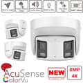Miniatyrbillede 4 af 6: Hikvision DS-2CD2387G2P-LSU/SL(4mm)(C) Turret-overvågningskamera med 8 megapixel, op til 40m belysning ColorVu-kamera med farvebilleder om natten ved