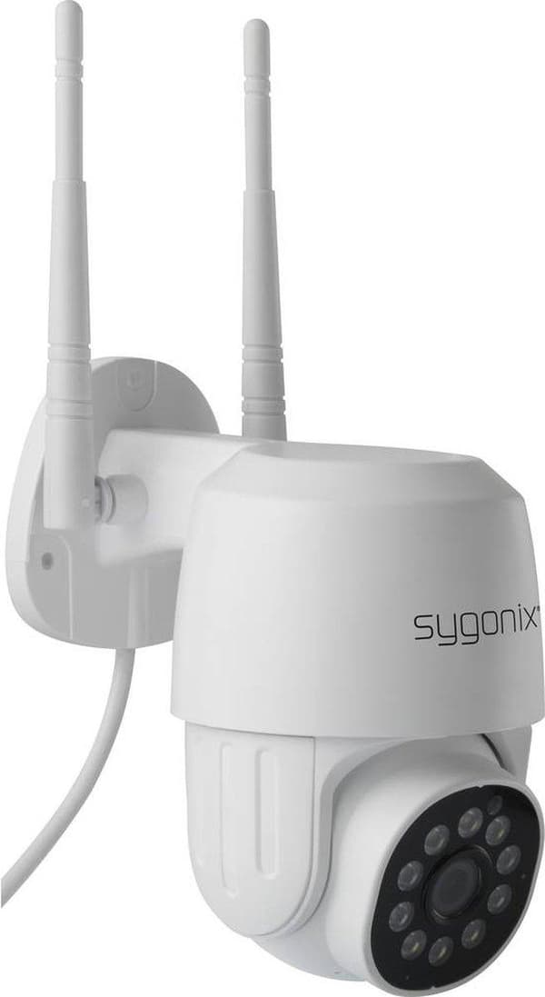 Sygonix PTZ WLAN SY-4760960 LAN, WLAN IP-övervakningskamera 1920 x 1080 pixlar (SY-4760960)
