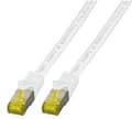 Miniatyrbild 4 av 4: Tillverkare: EFB-Electronics RJ45 patchkabel S/FTP, Cat.6A, LSZH, Cat.7 råkabel, 1,5m, vit Den skärmade Cat.6A RJ45 patchkabeln säkerställer mycket go