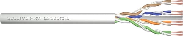 DIGITUS Professional - bulkkikaapeli - 305,0 m - UTP - CAT 6a - halogeeniton - harmaa (DK-1613-AP-305)
