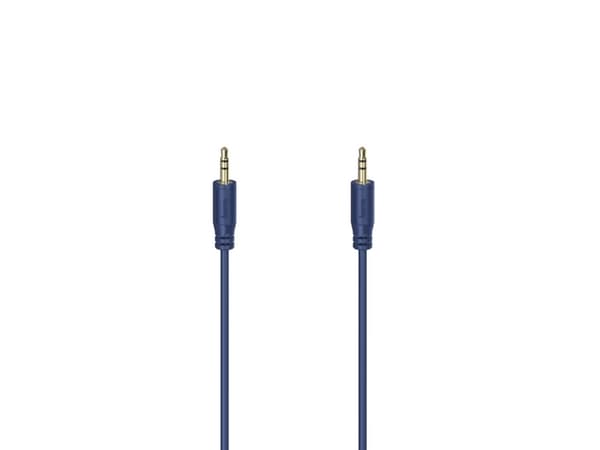 Hama Flexi-Slim, 3.5mm, Hanstik, 3.5mm, Hanstik, 0,75 m, Blå