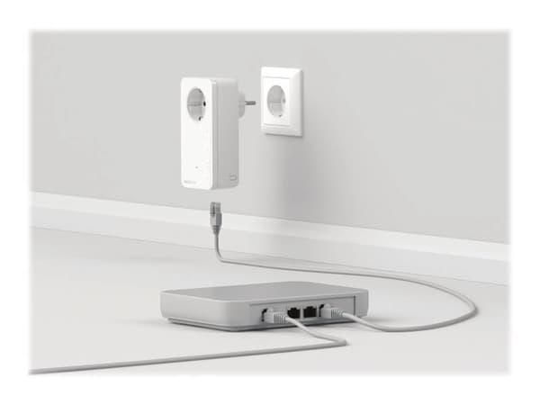 devolo Magic 2 WiFi next - Starter Kit - bro 1GbE, HomeGrid - Wi-Fi 5 - Dobbeltbånd - veggpluggbar