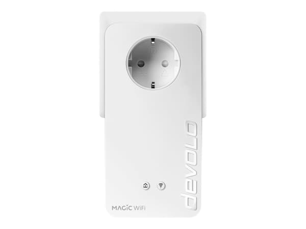 devolo Magic 2 WiFi next - Starter Kit - bro 1GbE, HomeGrid - Wi-Fi 5 - Dobbeltbånd - veggpluggbar