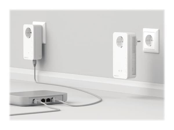 devolo Magic 2 WiFi next - Starter Kit - bro 1GbE, HomeGrid - Wi-Fi 5 - Dobbeltbånd - veggpluggbar