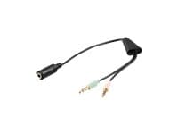 goobay - Audioadapter - mini-phone stereo 3.5 mm hann til mini-phone stereo 3.5 mm hunn - 40 cm