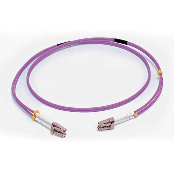 C2G 1M LC/LC OM4 LSZH KUITUKAAPELI – PURPURIA (81749)