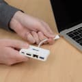 Miniatyrbild 4 av 11: Eaton PowerWare Tripp Lite USB C till HDMI Multiport Video Adapter Converter med USB-A-hubb, USB-C PD-laddning, Gigabit Ethernet-port, Thunderbolt 3-k