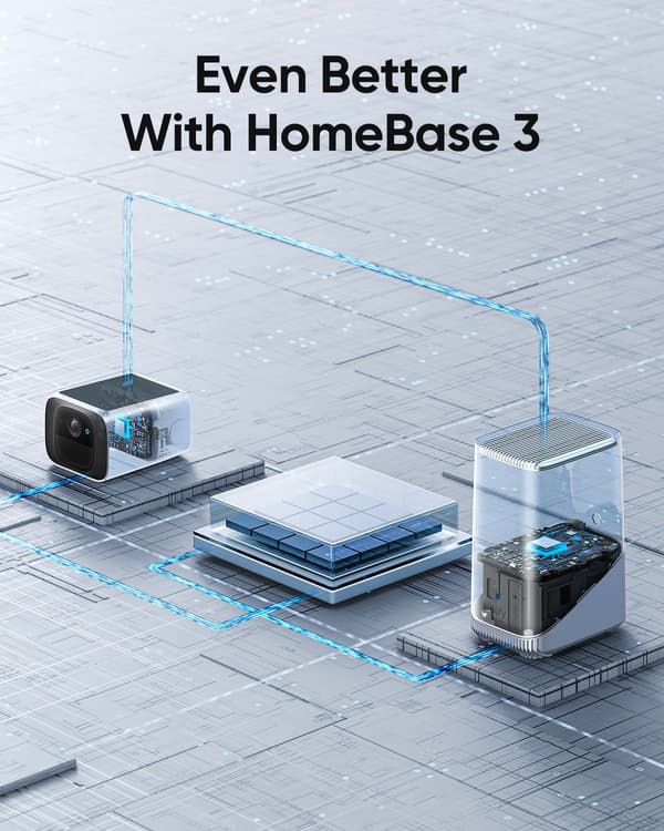 eufy security S220 SoloCam Dual Pack - Solskyddskamera - Trådlös utomhuskamera - Forever Power - 2K-upplösning