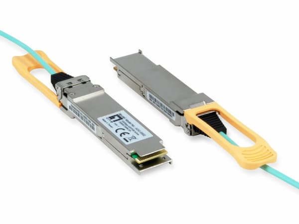 LevelOne - 100GBase-SR4 -AOC direktanslutningskabel - QSFP28 till QSFP28 - 1 m - Fiberoptik - IEEE 802.3bm - Aktiv optisk kabel (AOC)