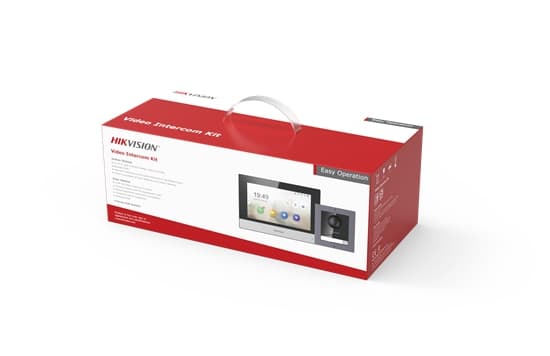 Hikvision DS-KIS602 videoadgangssystem 2 MP 17,8 cm (7") Sort - Grå (DS-KIS602(B)(O-STD)/Europe BV)