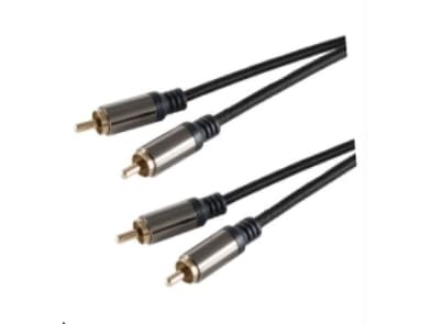 shiverpeaks BS20-41055, 2 x RCA, Uros, 2 x RCA, Uros, 5 m, Musta