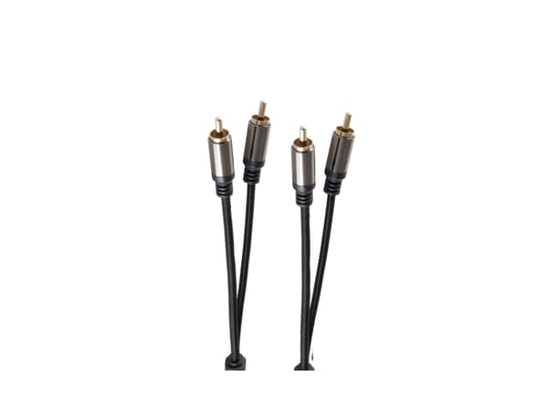 shiverpeaks BS20-41055, 2 x RCA, Uros, 2 x RCA, Uros, 5 m, Musta