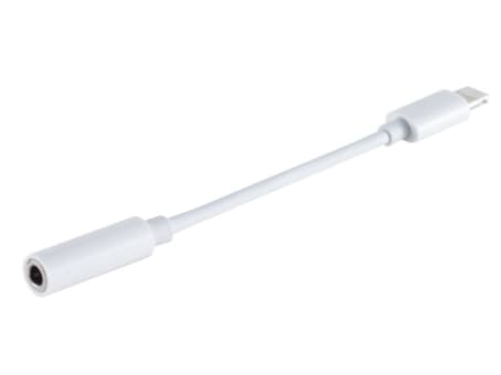 shiverpeaks ®-BASIC-S--sovitin 8-nastainen uros 3,5 mm:n ääniliitäntään, valkoinen (BS14-05014)
