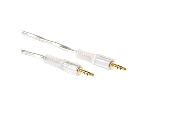 ACT 5 meter High quality audio connection cable 1x 3,5 mmm jack male - 1x 3.5mm stereo jack male