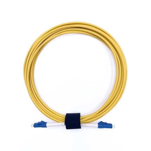 Elfcam® - Fiberoptisk kabel LC/UPC till LC/UPC Simplex Singlemode 9/125um, LSZH patchkabel (2M)