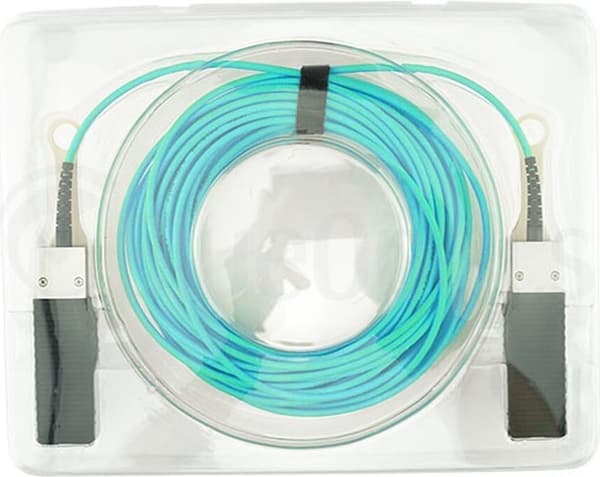 BlueOptics Q28-AOC-10M-IB-BO Valokuitukaapeli QSFP28 OM3 Aqua color (Q28-AOC-10M-IB-BO)