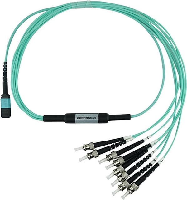 BlueOptics SFP6143EU3MKB fiberoptisk kabel 3 m MTP ST OM3 aqua farve (SFP6143EU3MKB)