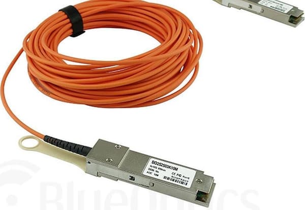 BlueOptics QSFP-AOC-2M-LS-BO InfiniBand-kabel Orange (QSFP-AOC-2M-LS-BO)